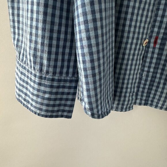 Fat Face Blue Check XXL Men's Button Down Shirt   100% Cotton - Picture 3 of 15